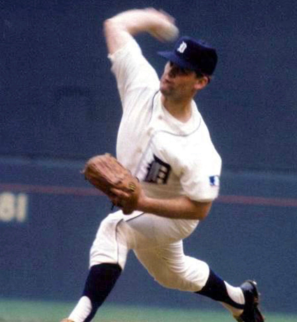 Denny McLain Detroit Tigers Official MLB Majestic Jersey product image 4