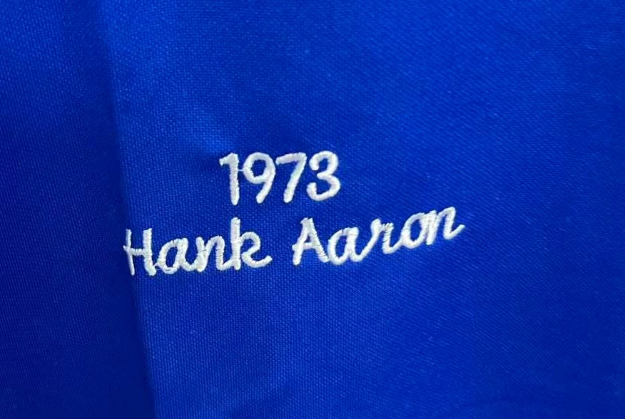 Hank Aaron 1973 YOUTH KIDS Atlanta Braves jersey Mitchell & product image 4