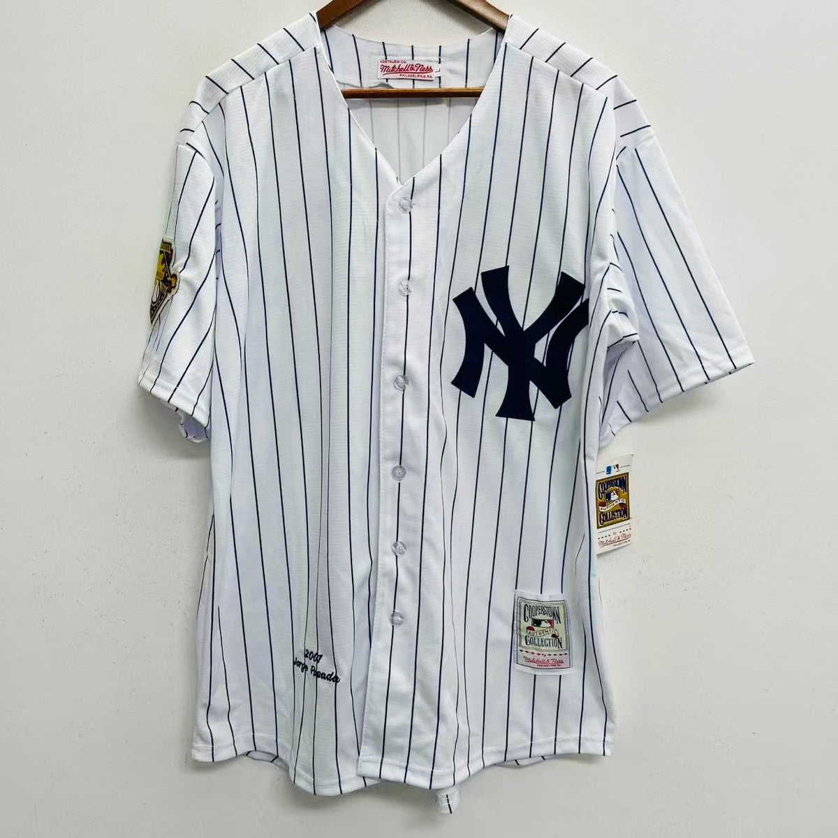 Jorge Posada 2001 New York Yankees Official MLB Mitchell & product image 2