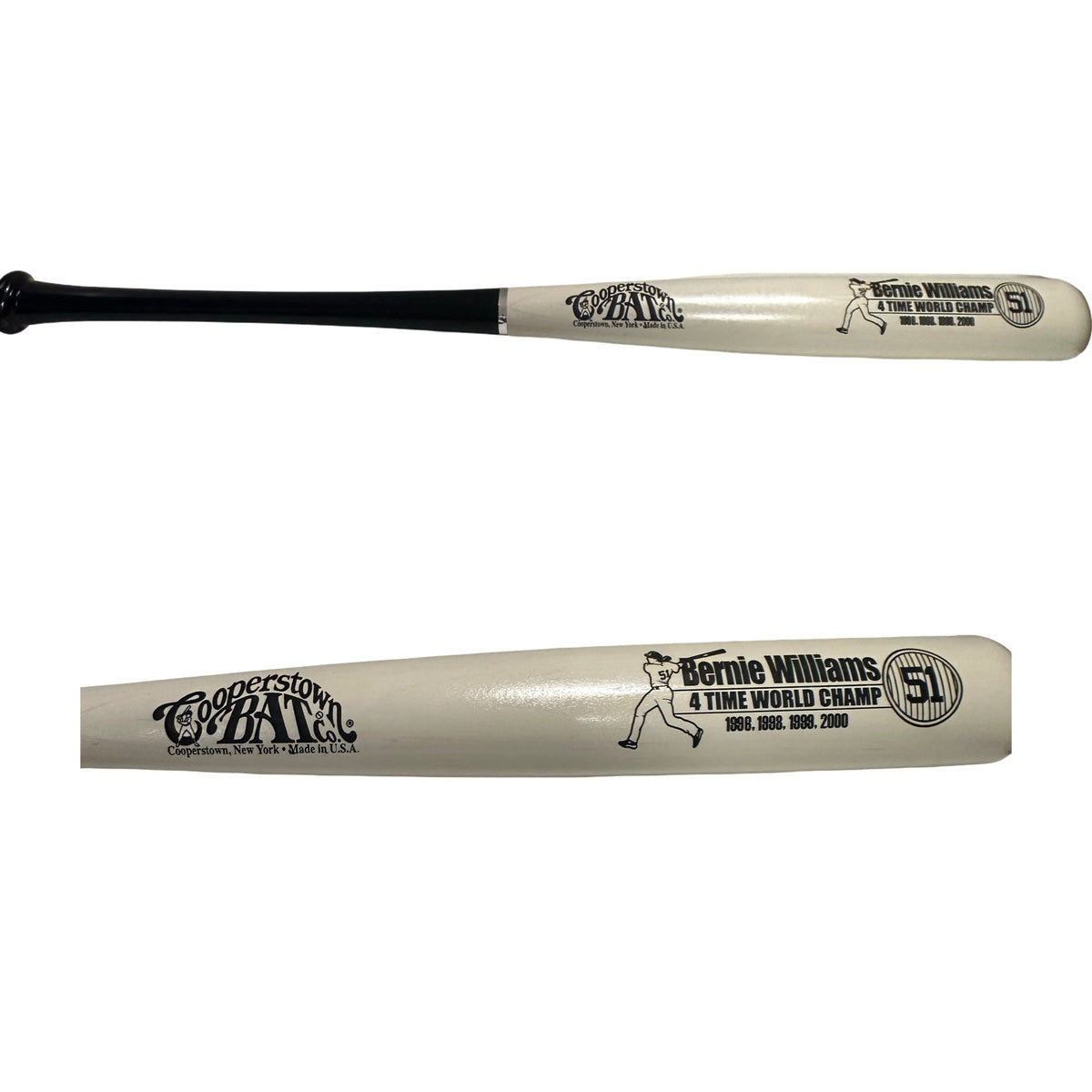 Bernie Williams New York Yankees Unsigned Cooperstown Bat Blue Handel product image 1, provided for visual reference and