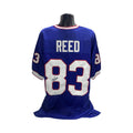 Andre Reed Autographed Buffalo Bills Blue Jersey JSA product image 1, provided for visual reference and product detail review