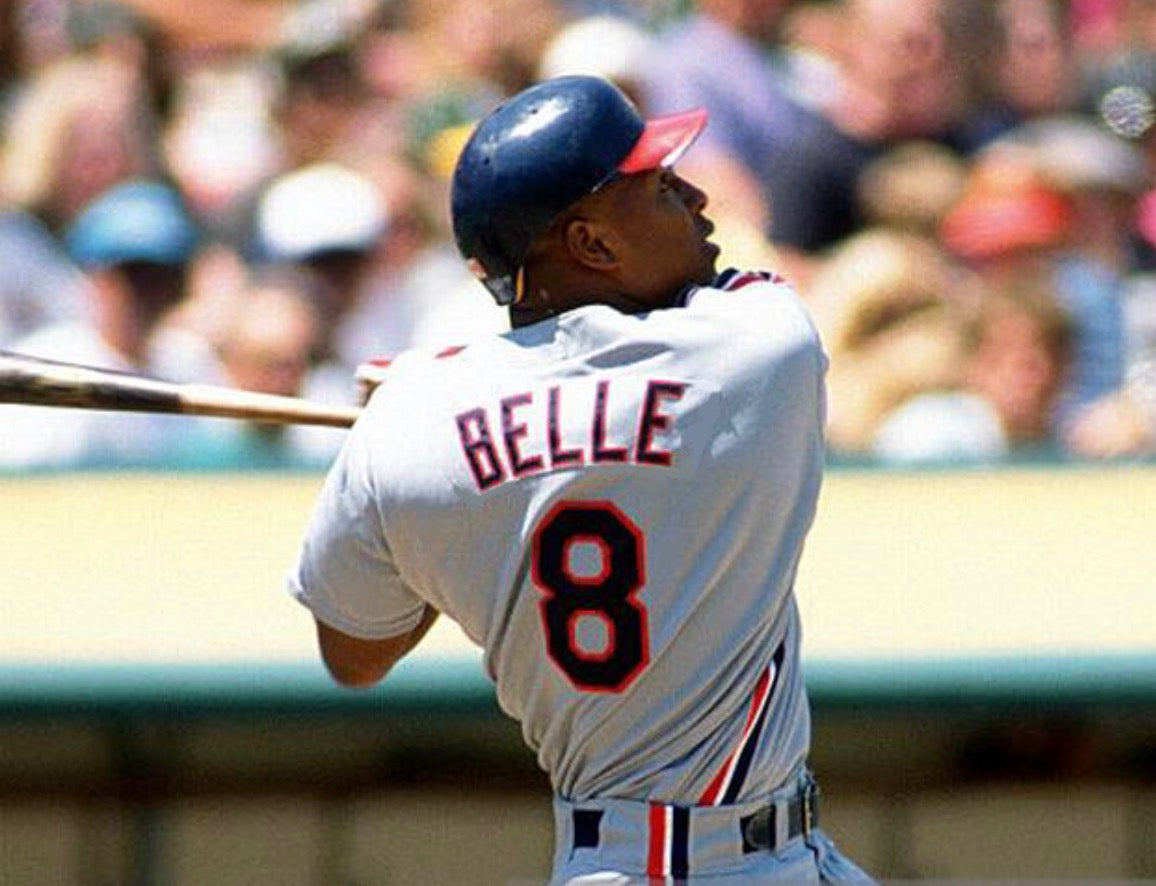 Albert Belle Cleveland Indians Official MLB Majestic 1993 product image 5