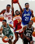 Dominique Wilkins Every Team Ediit 8x10 JSA product image 1, provided for visual reference and product detail review
