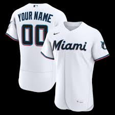 Any Name & Number Customized Miami Marlins Official MLB product image 1