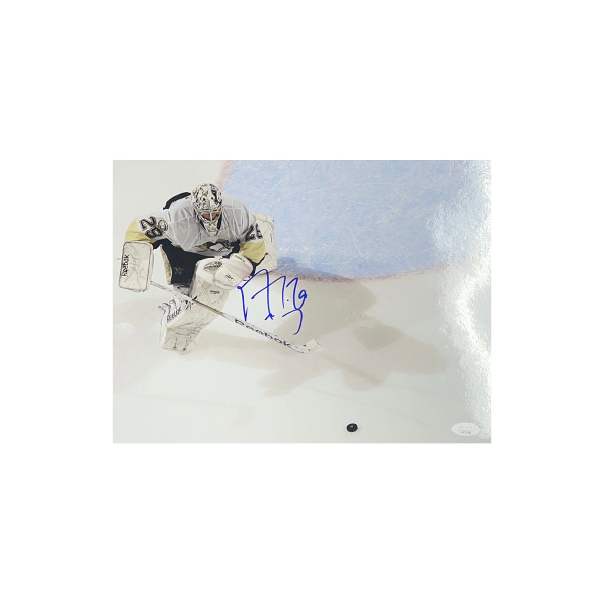 Marc-Andre Fleur Autographed Pittsburgh Penguins 11x14 JSA product image 1, provided for visual reference and product detail