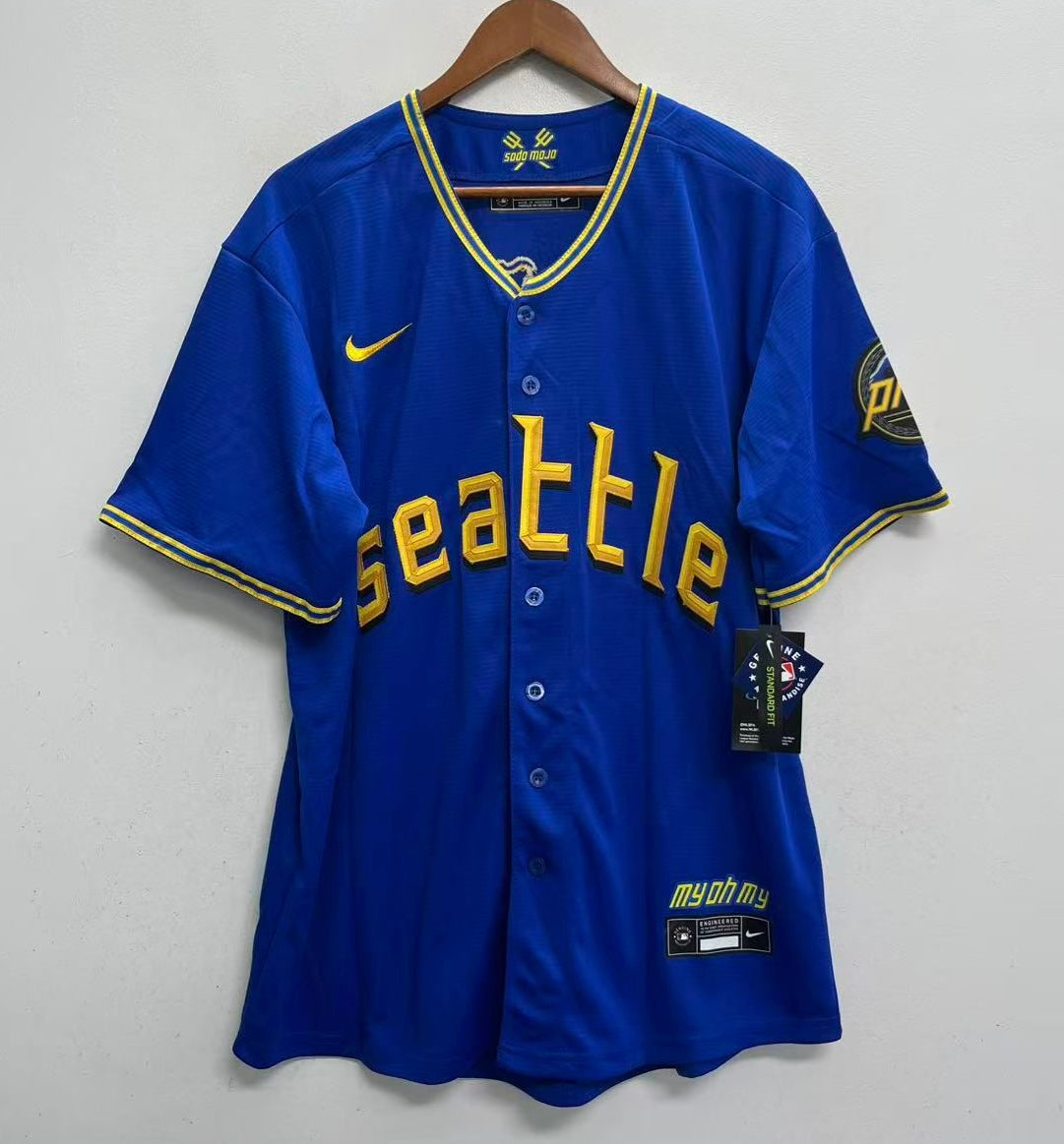 Andres Munoz Seattle Mariners Official MLB Nike Jersey blue product image 3