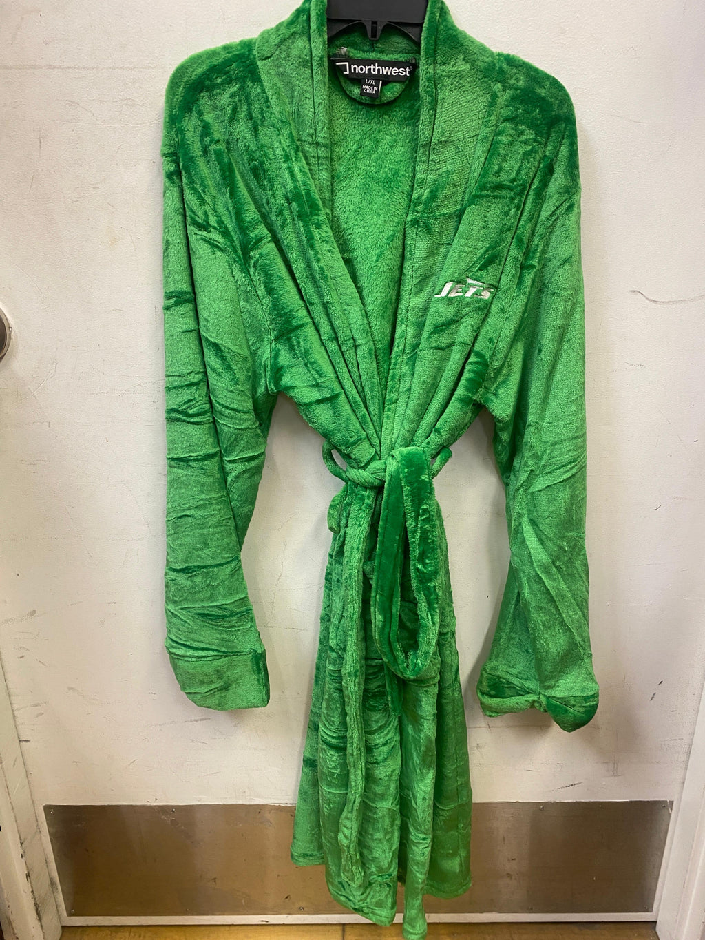 New York Jets Men’s/Woman Official NFL bath robe 26x47 one product image 2