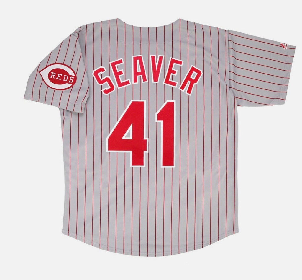 Tom Seaver Cincinnati Reds Official MLB Majestic Jersey product image 1