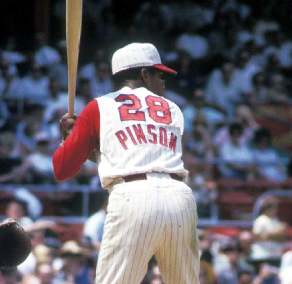 Vada Pinson Cincinnati Reds Official MLB Majestic Jersey product image 3