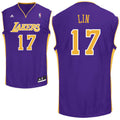 Jeremy Lin Los Angeles Lakers Official NBA Adidas Jersey product image 1