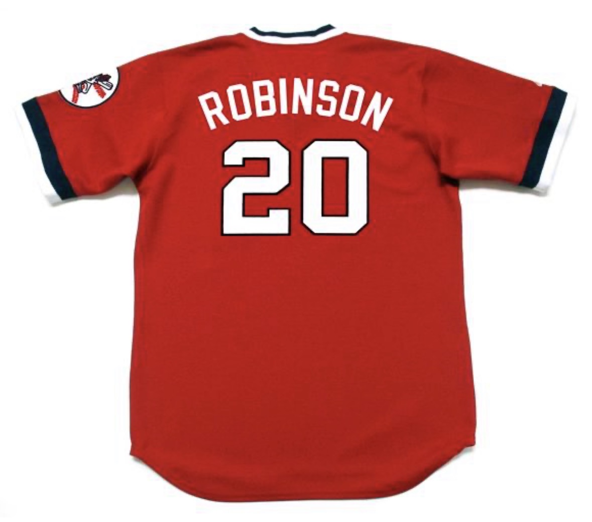 Frank Robinson Cleveland Indians Official MLB Majestic product image 1