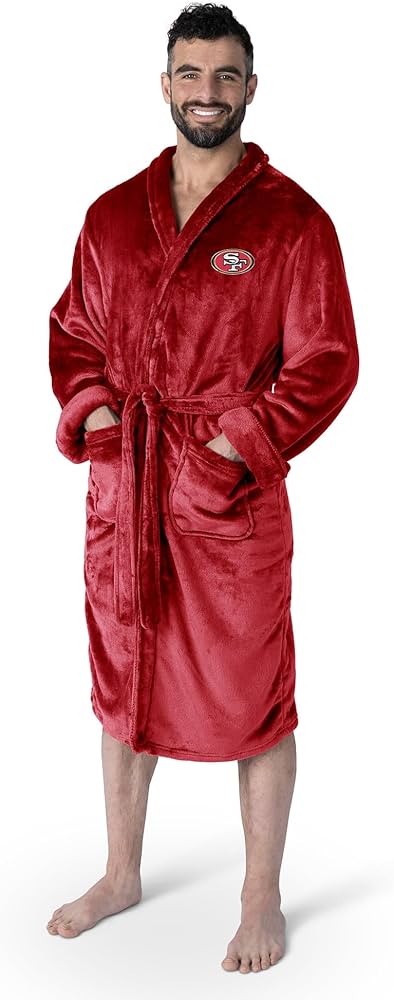 San Francisco 49ers Men’s/Woman Official NFL bath robe product image 1