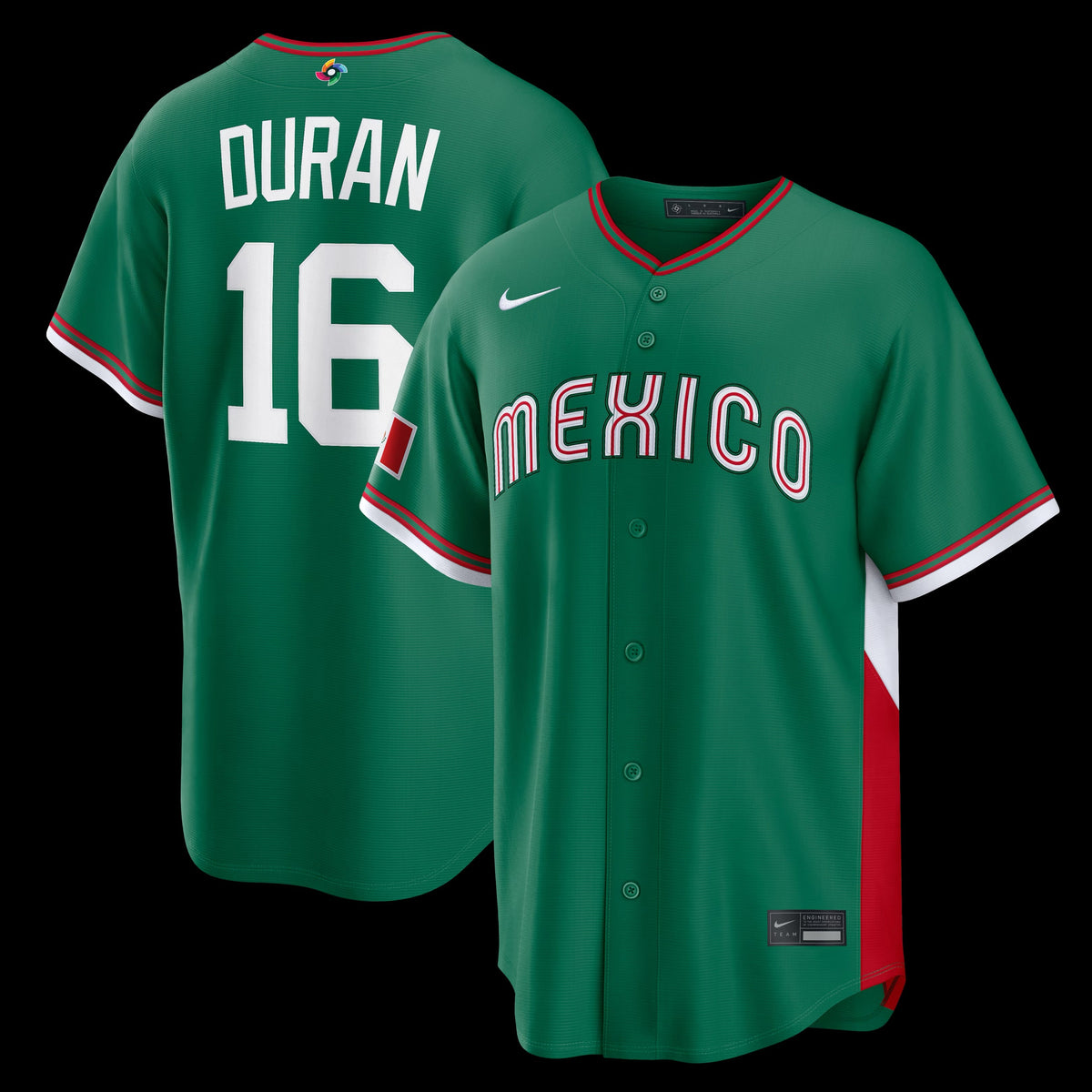 Jarren Duran Mexico YOUTH KIDS Official Nike jersey green product image 1