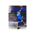 Larry Johnson Autographed Charlotte Hornets Dunk 11x14 JSA product image 1, provided for visual reference and product detail
