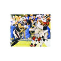 Mario Manningham Autographed New York Giants 16x20 "Make Em Go to Manningham" Inscription Steiner CX product image 1,