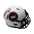 Santana Moss Autographed Washington Commanders Lunar Eclipse Mini Helmet Steiner CX product image 1, provided for visual