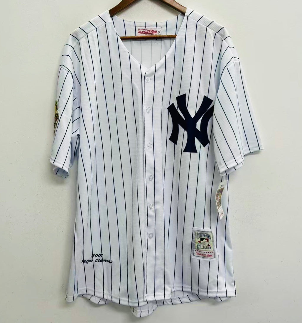Roger Clemens 2001 New York Yankees Official MLB Mitchell & product image 2
