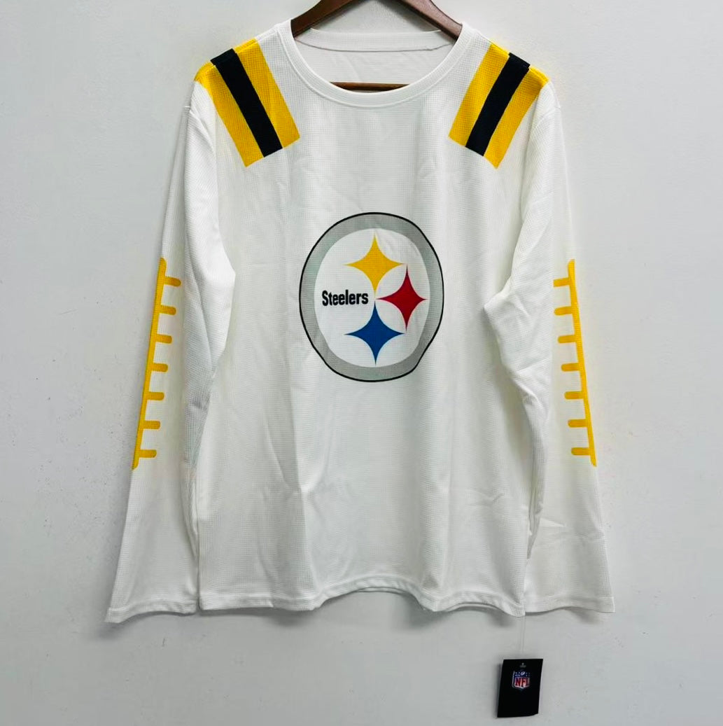 Pittsburgh Steelers official NFL long sleeve thermal shirt product image 2