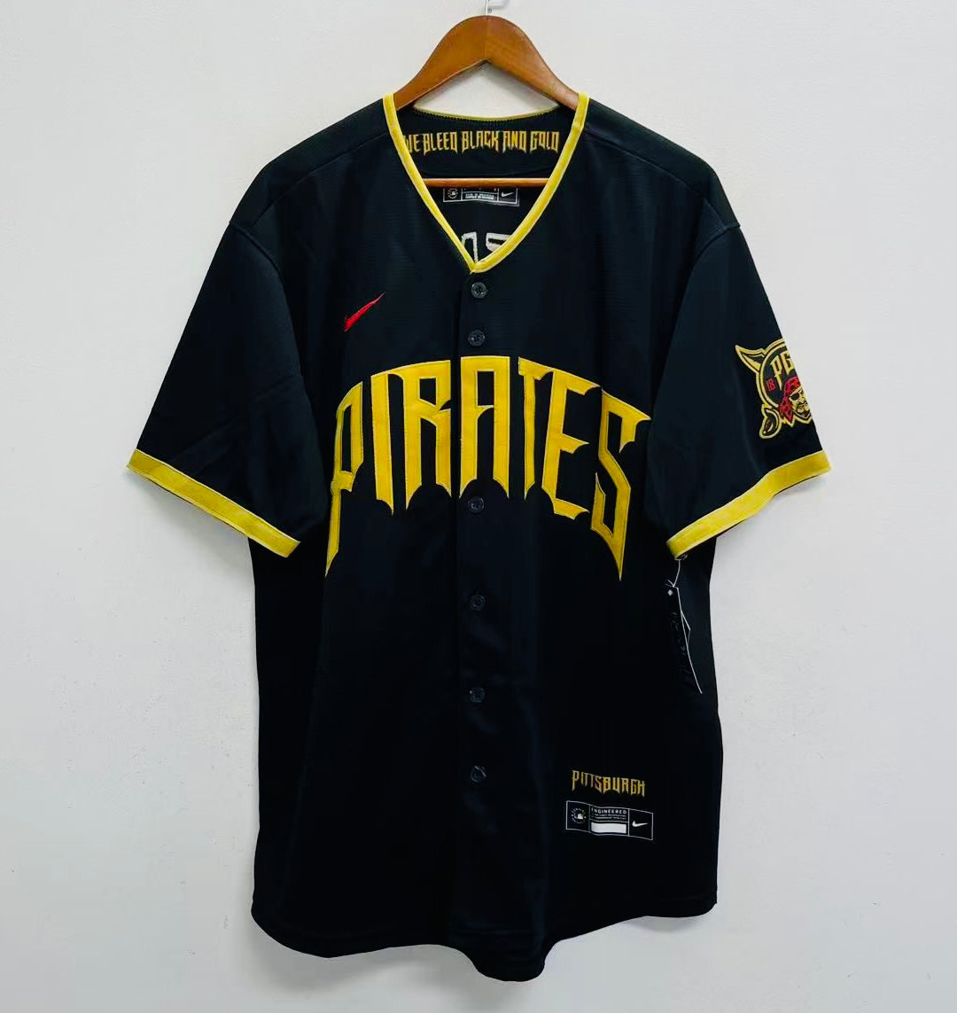 Paul Skenes YOUTH KIDS Pittsburgh Pirates Nike Jersey black product image 2