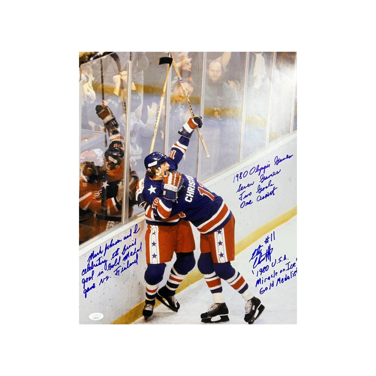 Steve Christoff Autographed New York Rangers 16x20 W/ Multiple Inscriptions JSA $60 product image 1, provided for visual
