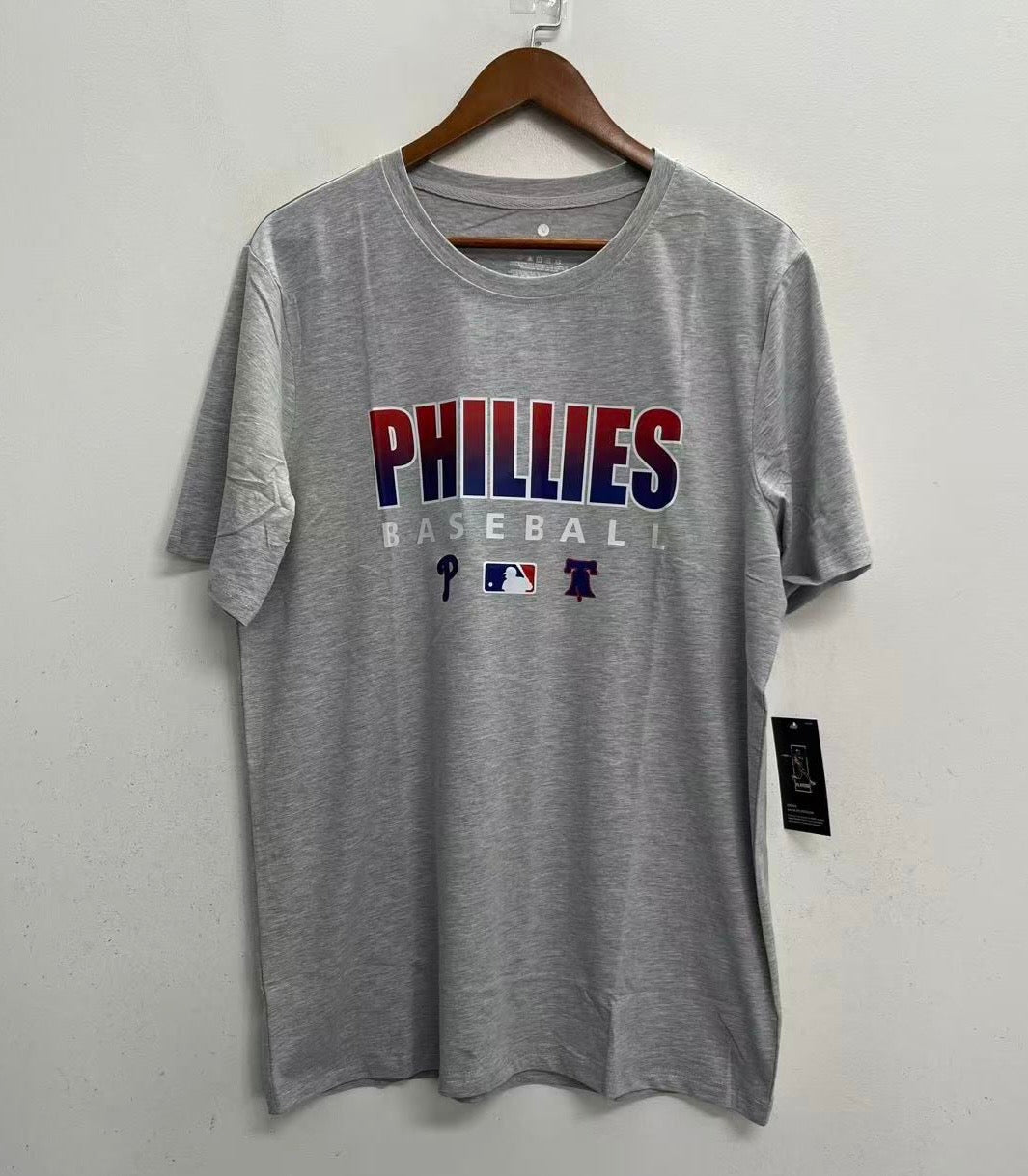 Philadelphia Phillies baseball MLB T shirt gray product image 1
