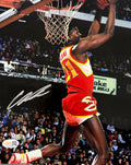 Dominique Wilkins Reverse Dunk 8x10 JSA product image 1, provided for visual reference and product detail review