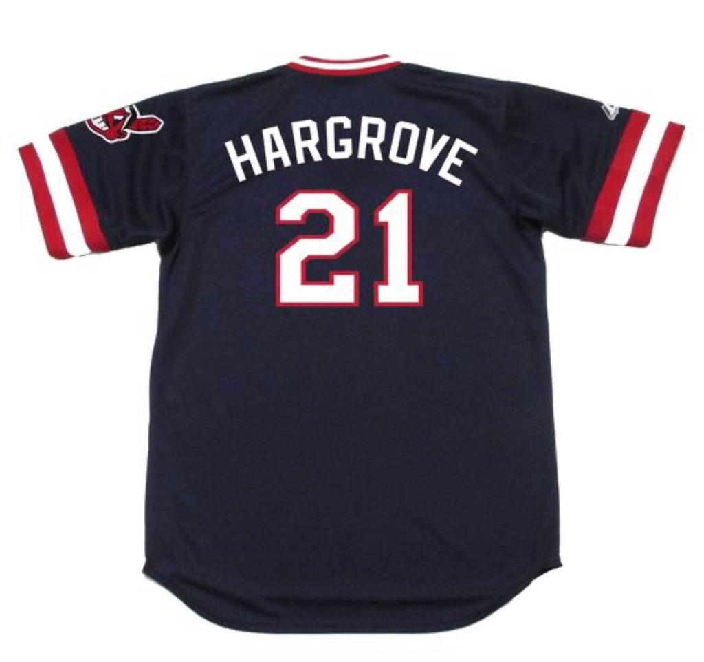 Mike Hargrove Cleveland Indians Official MLB Majestic Jersey product image 1