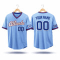 Any name & Number Custom Atlanta Braves Official MLB Nike product image 1