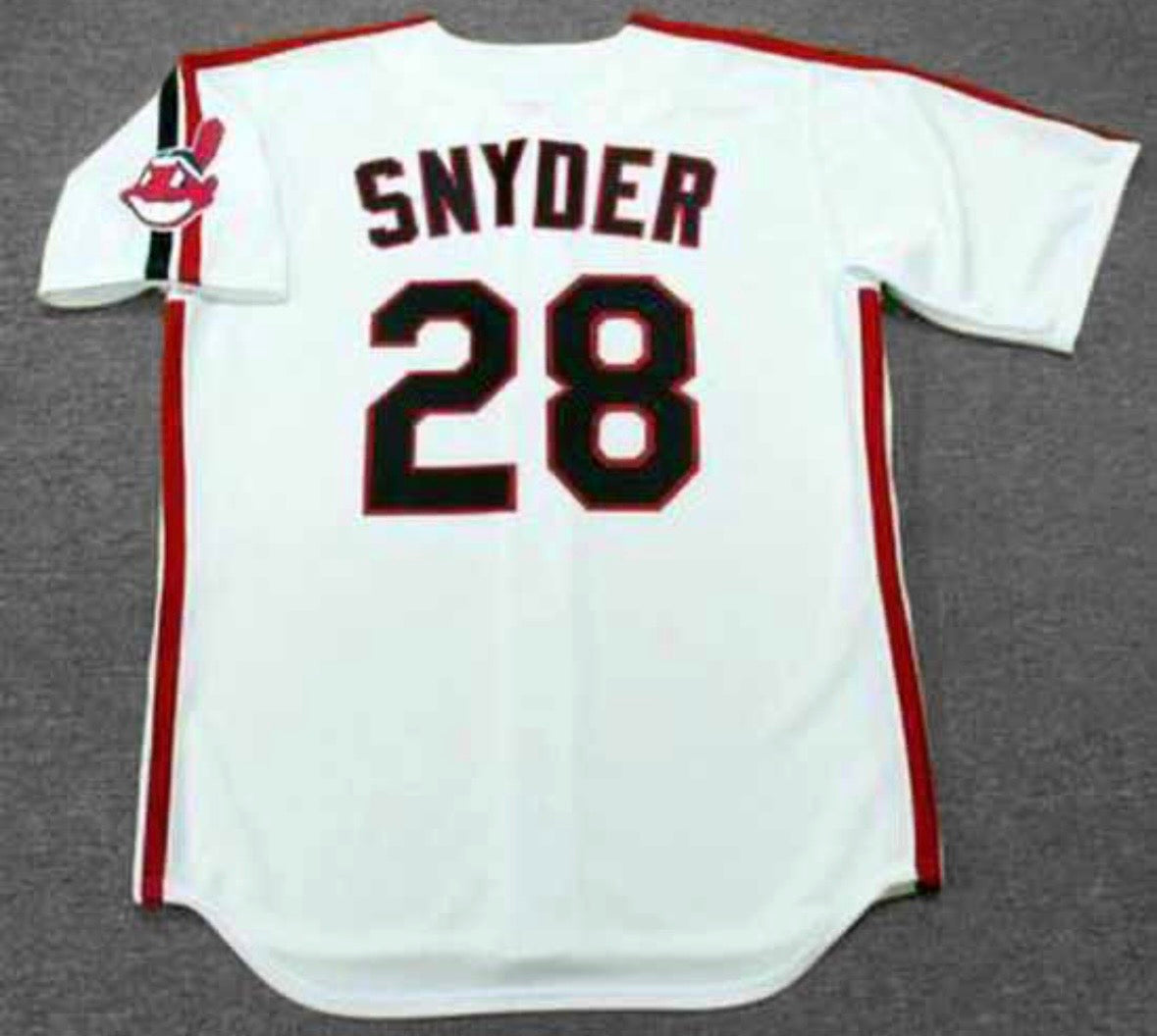 Cory Snyder Cleveland Indians Official MLB Majestic Jersey product image 1