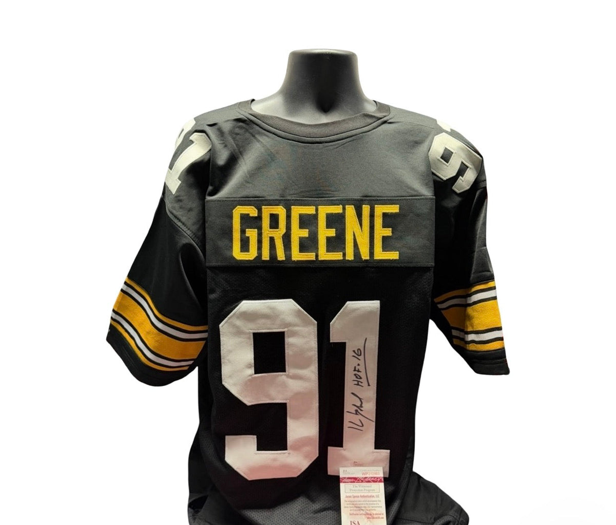 Kevin Greene Pittsburgh Steelers Autographed Jersey Signed JSA COA HOF Inscribed product image 1, provided for visual