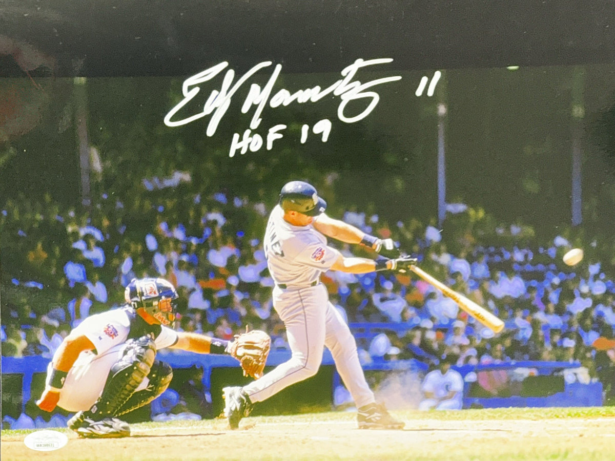 Edgar Martinez Autographed Seattle Mariners HOF 2019 11x14 JSA product image 1, provided for visual reference and product