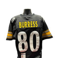 Plaxico Burress Pittsburgh Steelers Autographed Jersey Signed JSA COA product image 1, provided for visual reference and