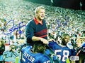 Lawrence Taylor & Carl Banks Autographed New York Giants Hoisting Parcells 8x10 Beckett product image 1, provided for visual