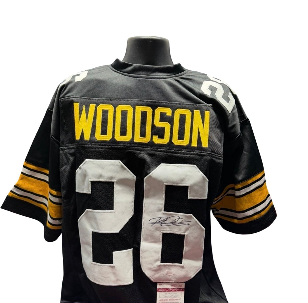 Rod Woodson Autographed Pittsburgh Steelers Signed Jersey JSA COA product image 1, provided for visual reference and product