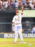 Yadier Molina Autographed St Louis Cardinals Finger Point 11x14 JSA product image 1, provided for visual reference and