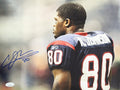Andre Johnson Autographed Houston Texans 11x14 JSA product image 1, provided for visual reference and product detail review