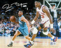 Muggsy Bogues Autographed Charlotte Hornets Against Ewing 8x10 Beckett product image 1, provided for visual reference and