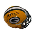 Davante Adams Autographed Green Bay Packers Mini Helmet Beckett BAS product image 1, provided for visual reference and
