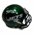 Braxton Berrios Autographed New York Jets Speed Mini Helmet Steiner CX product image 1, provided for visual reference and