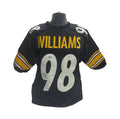 Vince Williams Black Pittsburgh Steelers Autographed Jersey Beckett BAS product image 1, provided for visual reference and