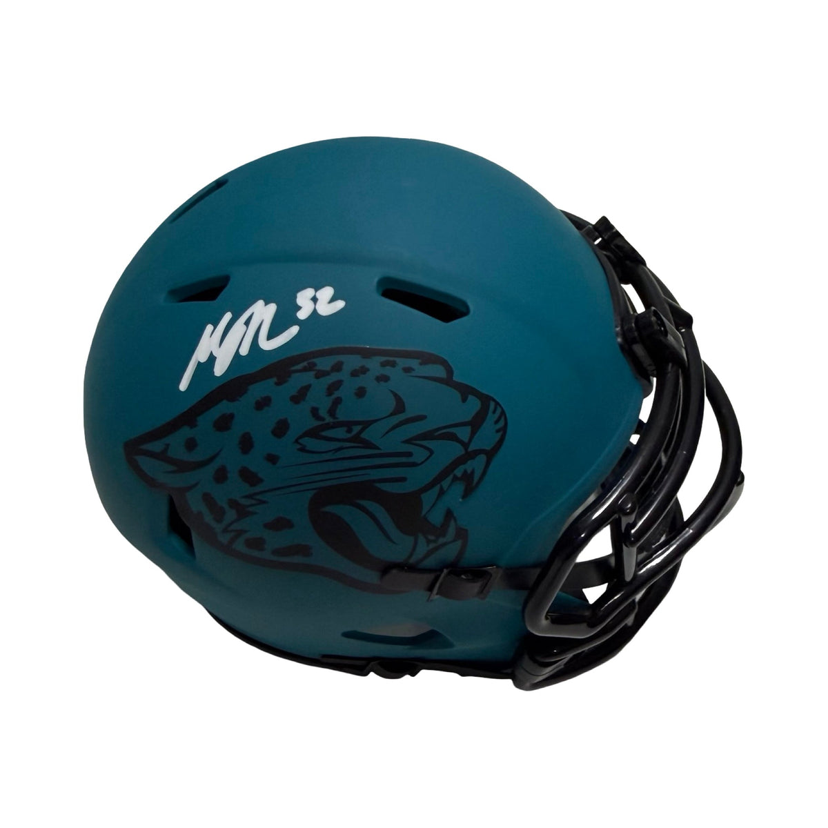 Maurice Jones-Drew Jacksonville Jaguars Rave Mini Helmet BAS product image 1, provided for visual reference and product