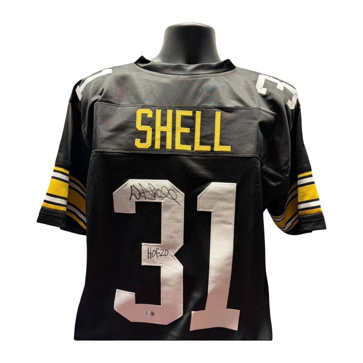 Donnie Shell Pittsburgh Steelers Autographed Signed Jersey Inscribed Beckett BAS product image 1, provided for visual