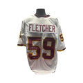 London Fletcher Signed Autographed Washington Redskins White Jersey Beckett COA BAS product image 1, provided for visual