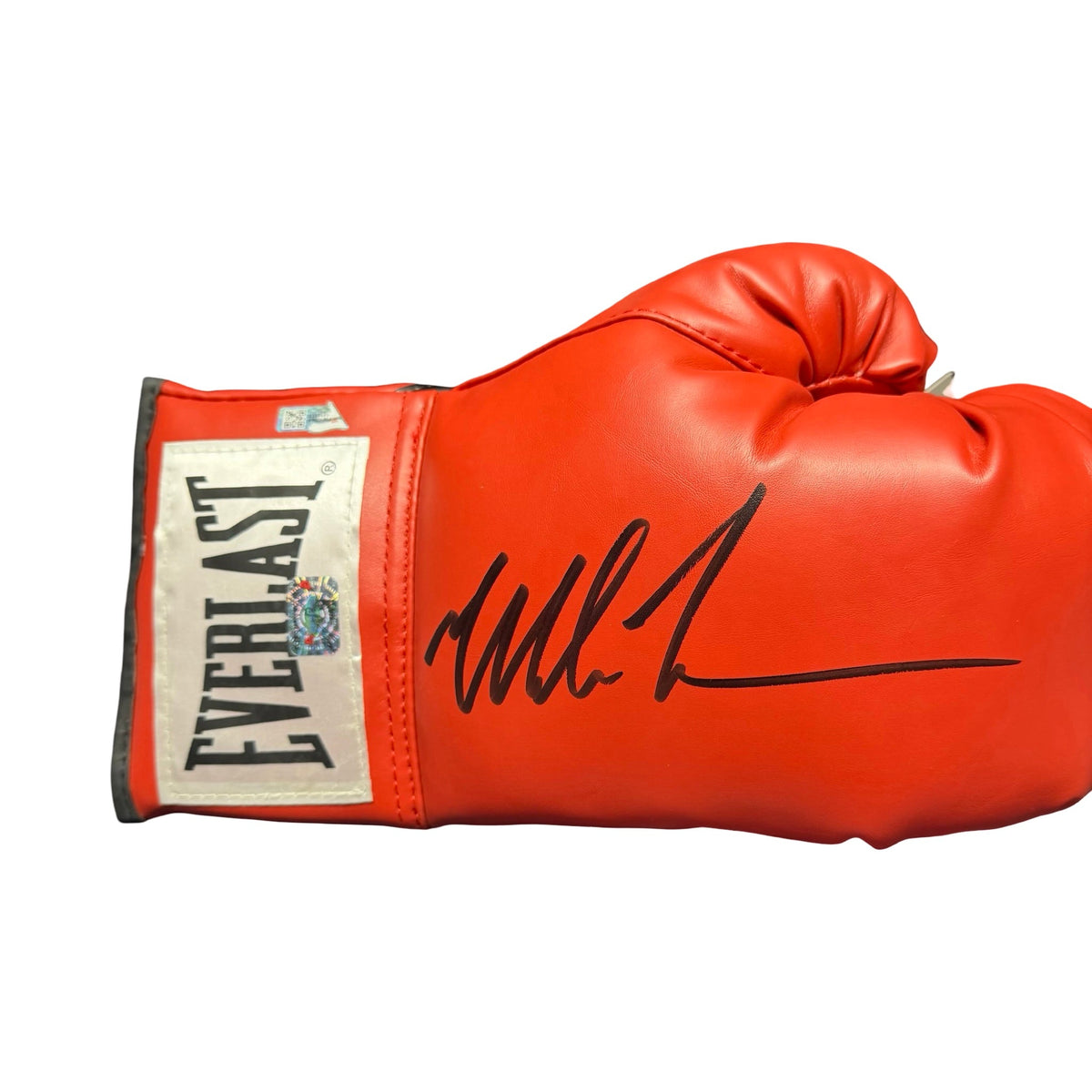 Mike Tyson Red Everlast Right Hand Glove Fanatics product image 1, provided for visual reference and product detail review