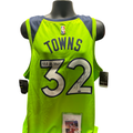 Karl Anthony Towns Autographed Minnesota Timberwolves Green Jersey JSA product image 1, provided for visual reference and