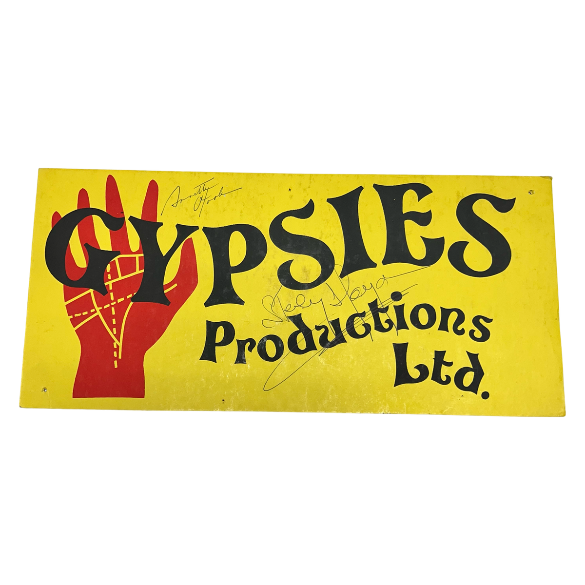 Annette O’toole & Sterling Hayden Autographed Gypsies Productions Parking Sign JSA product image 1, provided for visual