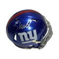 Cam Skattebo Autographed New York Giants Speed Mini Helmet Beckett BAS product image 1, provided for visual reference and