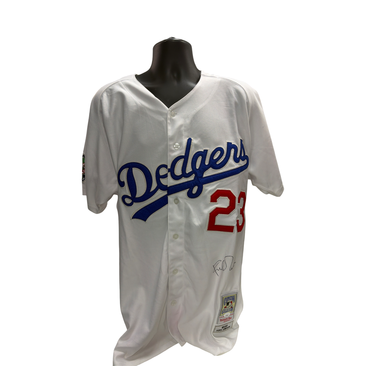 Kirk Gibson Autographed Los Angeles Dodgers Jersey Signed Cooperstown Collection JSA COA AUTO product image 1, provided for