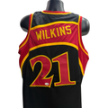 Dominique Wilkins Autographed Atlanta Hawks Black Jersey JSA product image 1, provided for visual reference and product