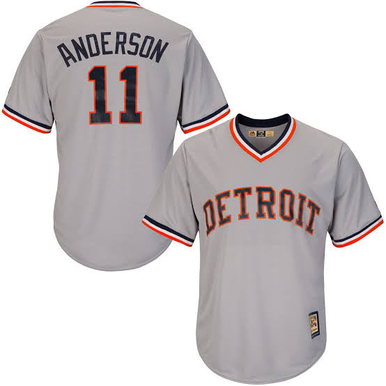 Sparky Anderson Detroit Tigers Official MLB Majestic Jersey product image 1